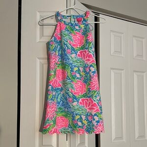 Lilly Pulitzer Pink and Green Halter Sundress